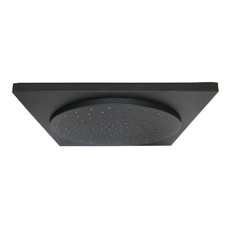 Kingston Brass Shower Head, Matte Black, Wall Mount KX8220